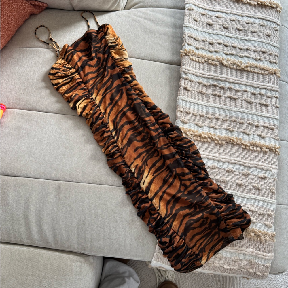 Tiger Print Dress